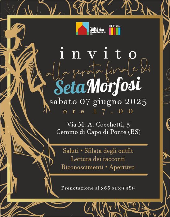 INVITO SERATA FINALE SETAMORFOSI!